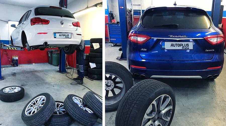 Volkswagen auto v servisu Praha 4